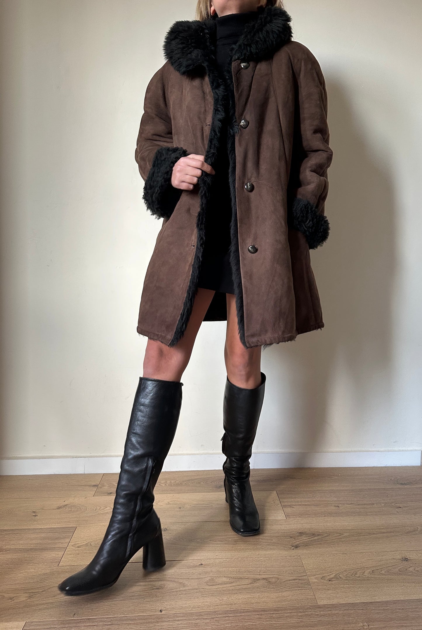 Chocolate chic Shearling