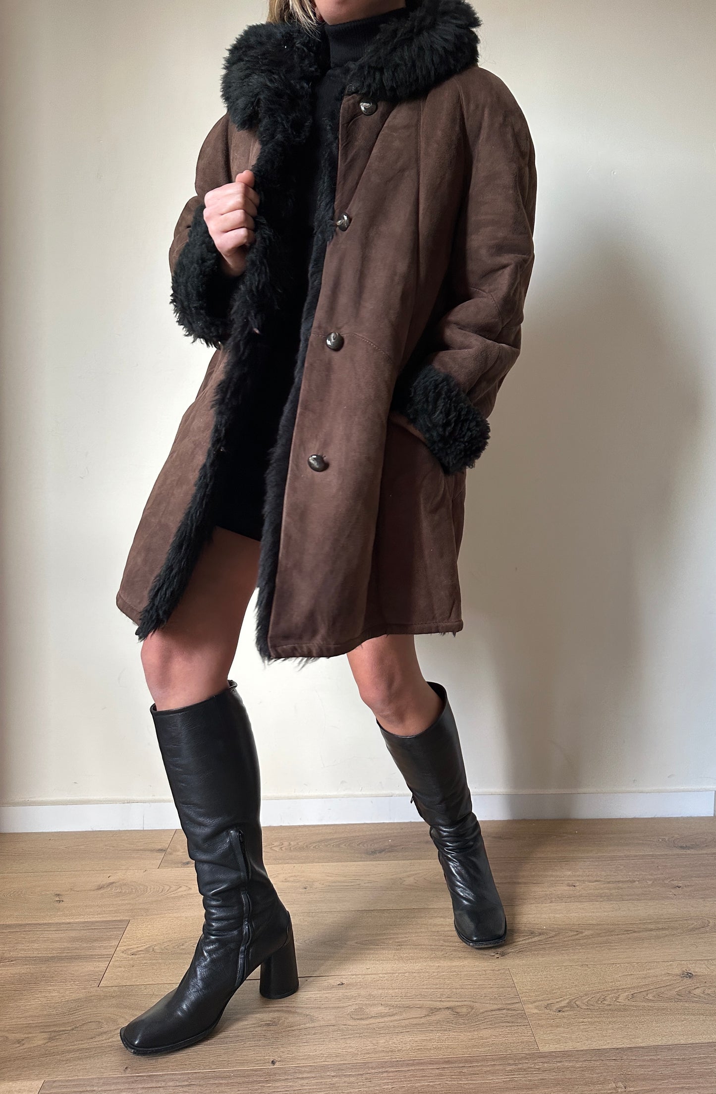 Chocolate chic Shearling