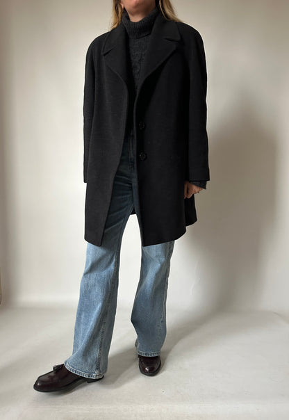 Wool and cachemire coat