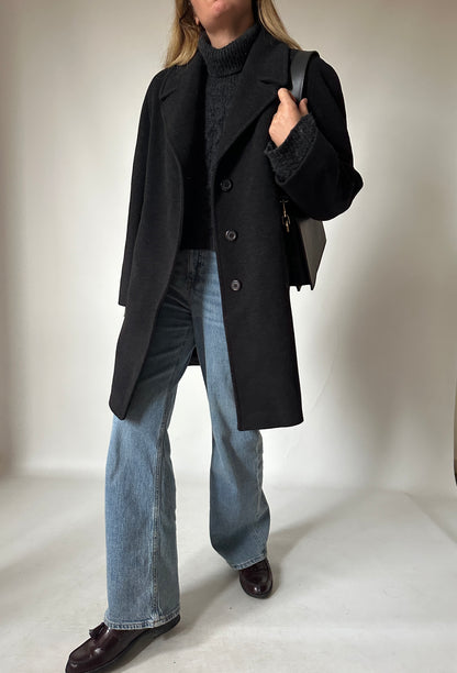 Wool and cachemire coat