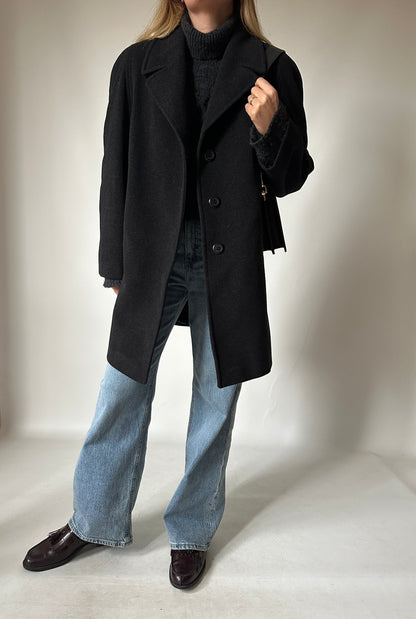 Wool and cachemire coat