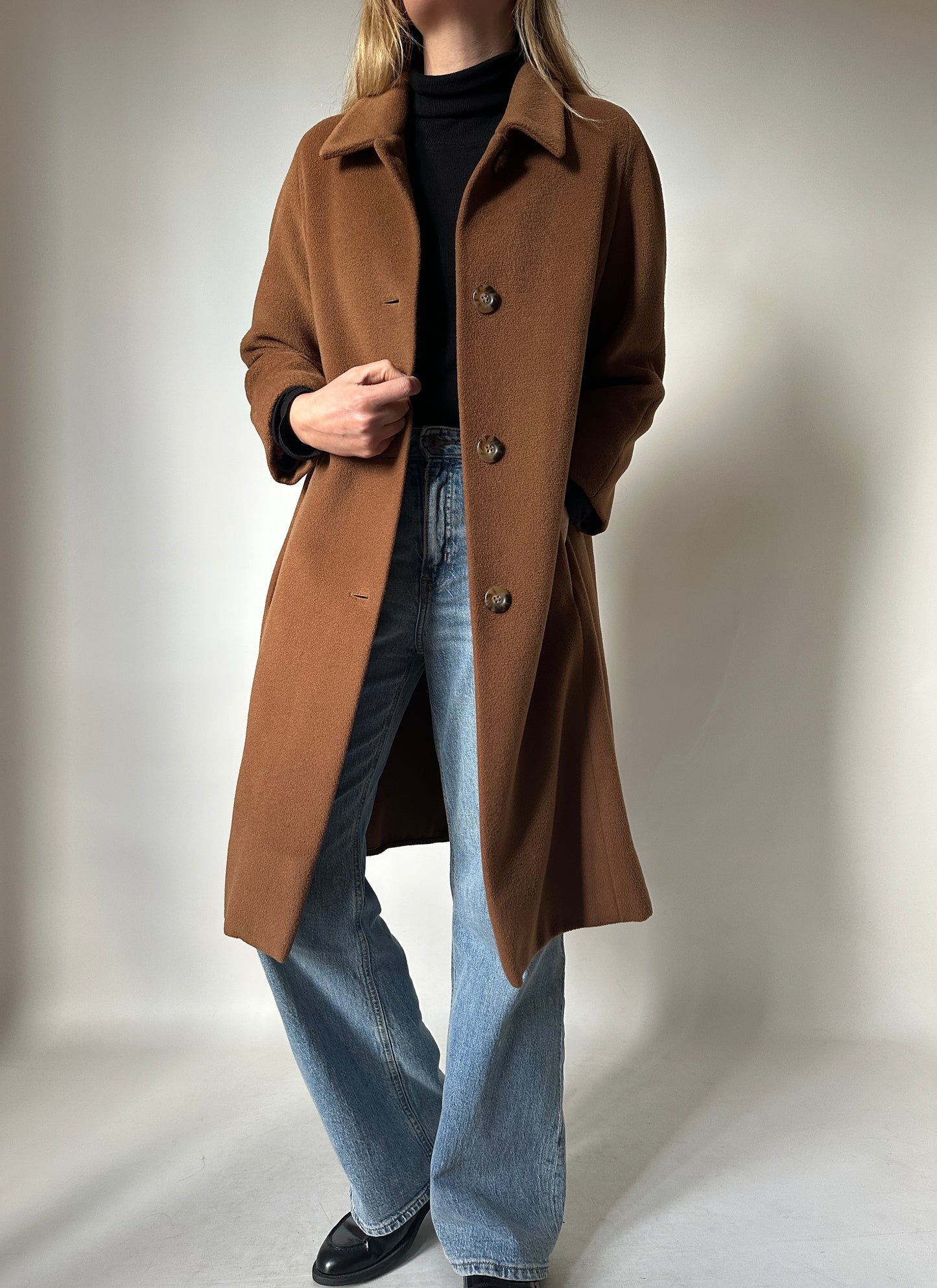 Marina Rinaldi chocolate coat