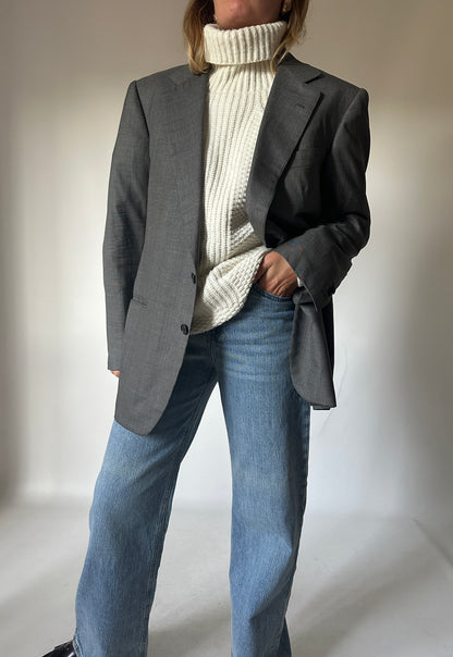 Oversize grey blazer