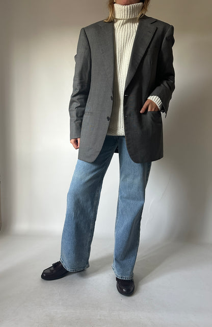 Oversize grey blazer