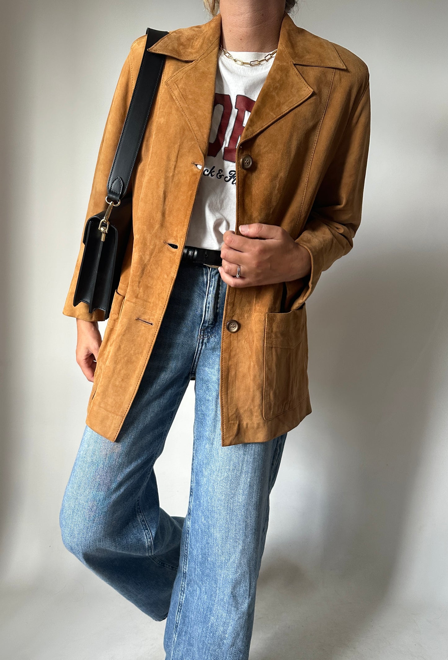 Perfect real suede blazer