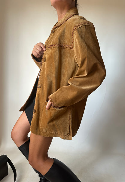 Western suede jacket