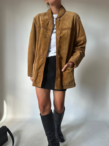 Western suede jacket