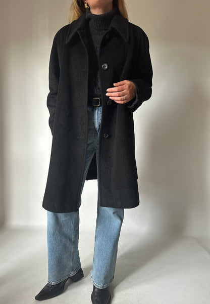 PIACENZA wool and alpaca coat