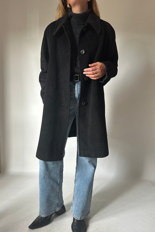 PIACENZA wool and alpaca coat