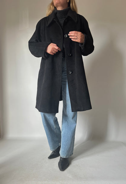 PIACENZA wool and alpaca coat