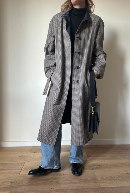 Trench navy reversibile