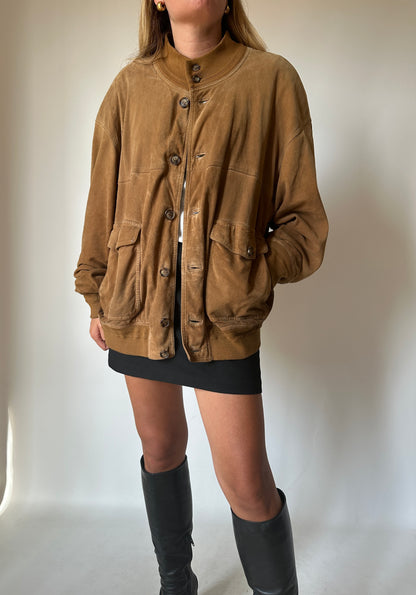 Bomber in renna oversize