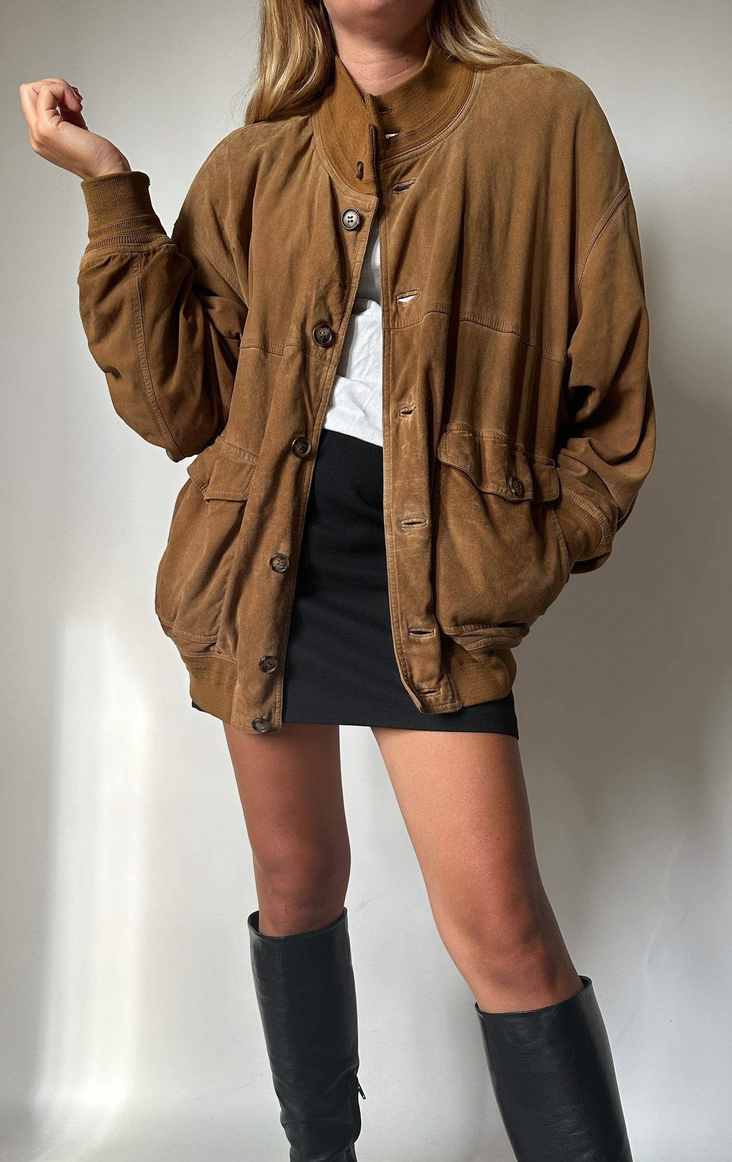 Bomber in renna oversize