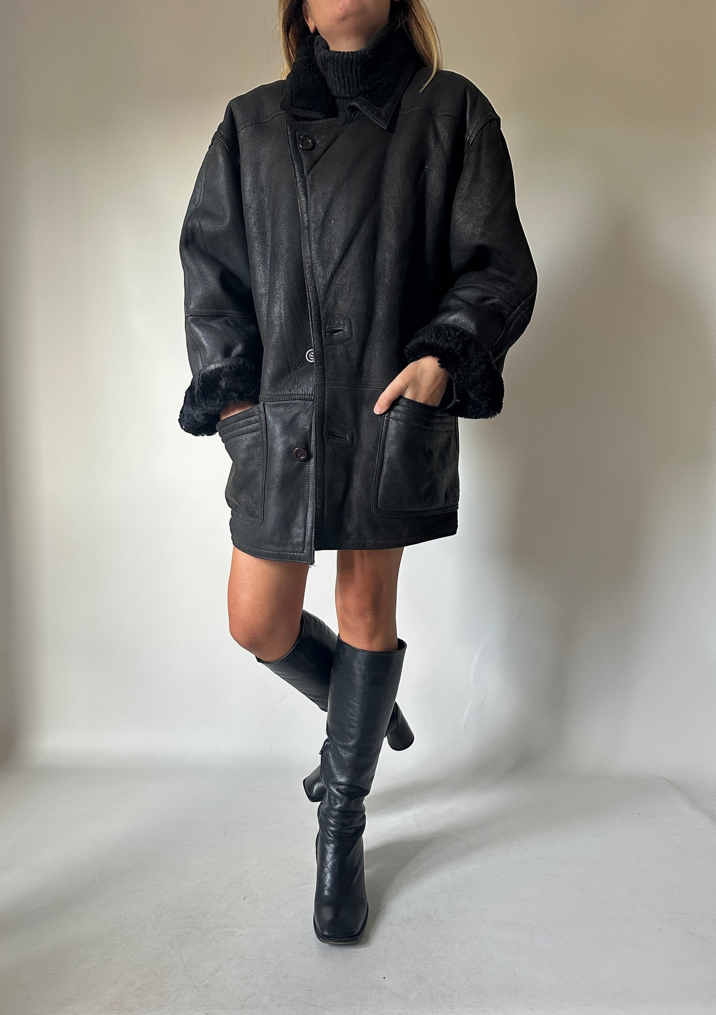 Black Original Shearling