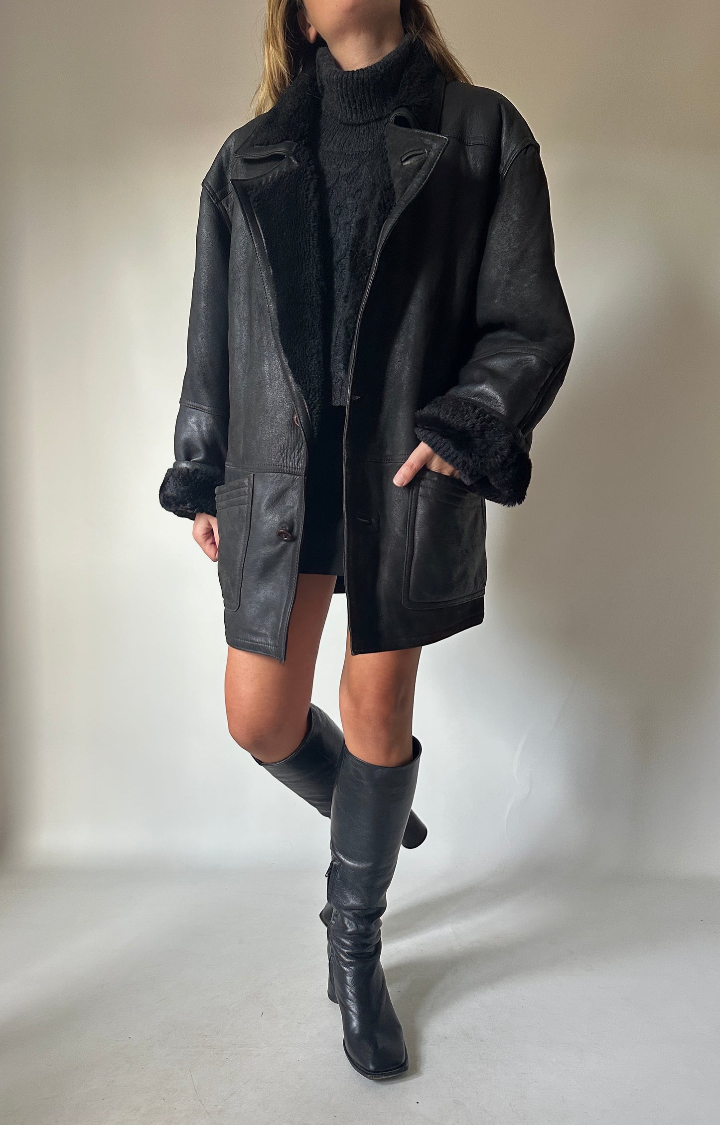 Black Original Shearling