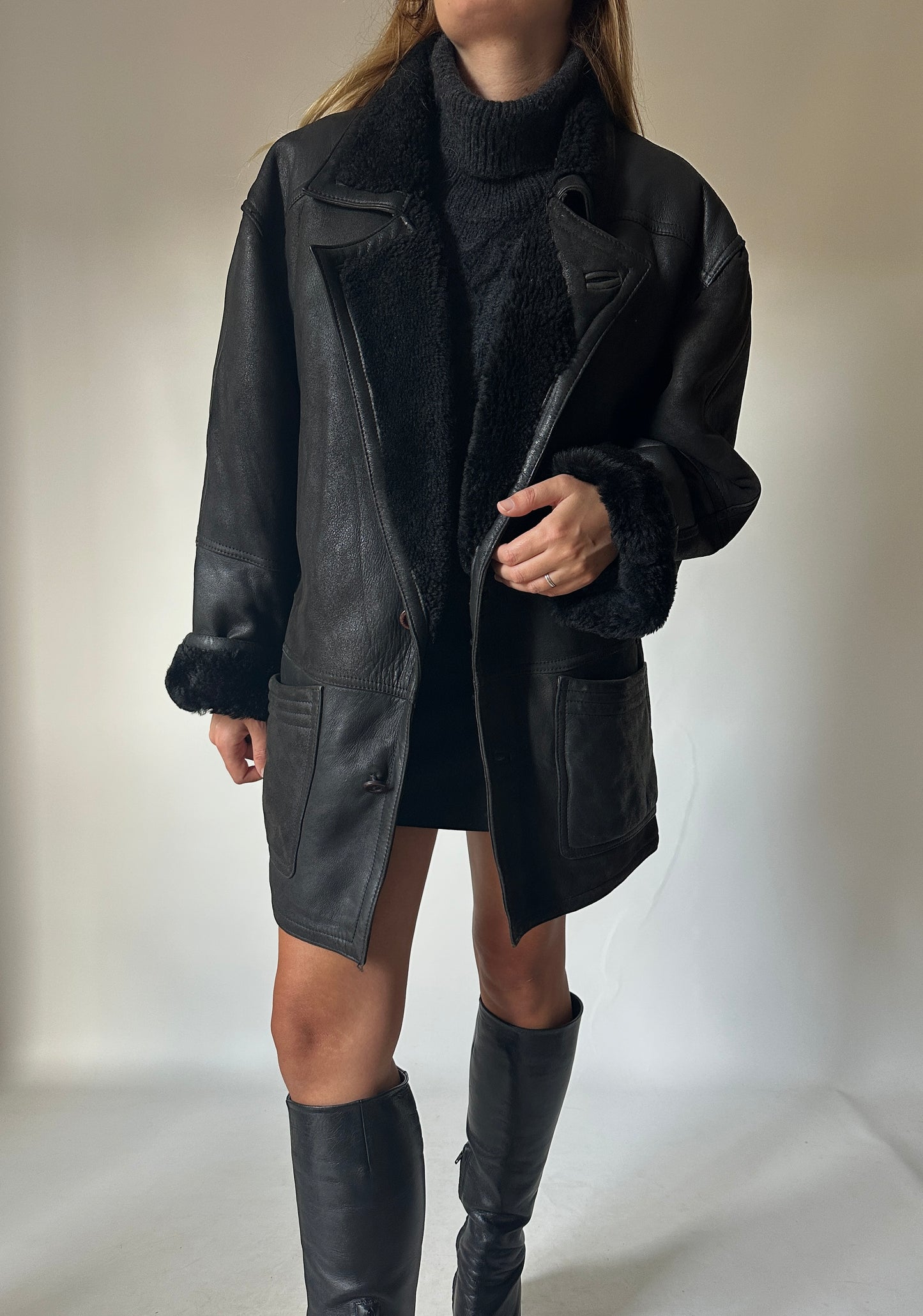 Black Original Shearling