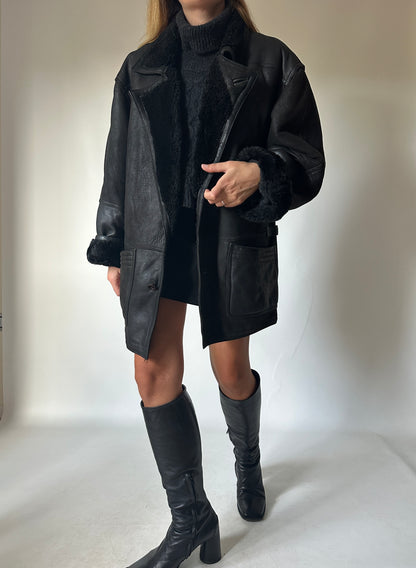 Black Original Shearling