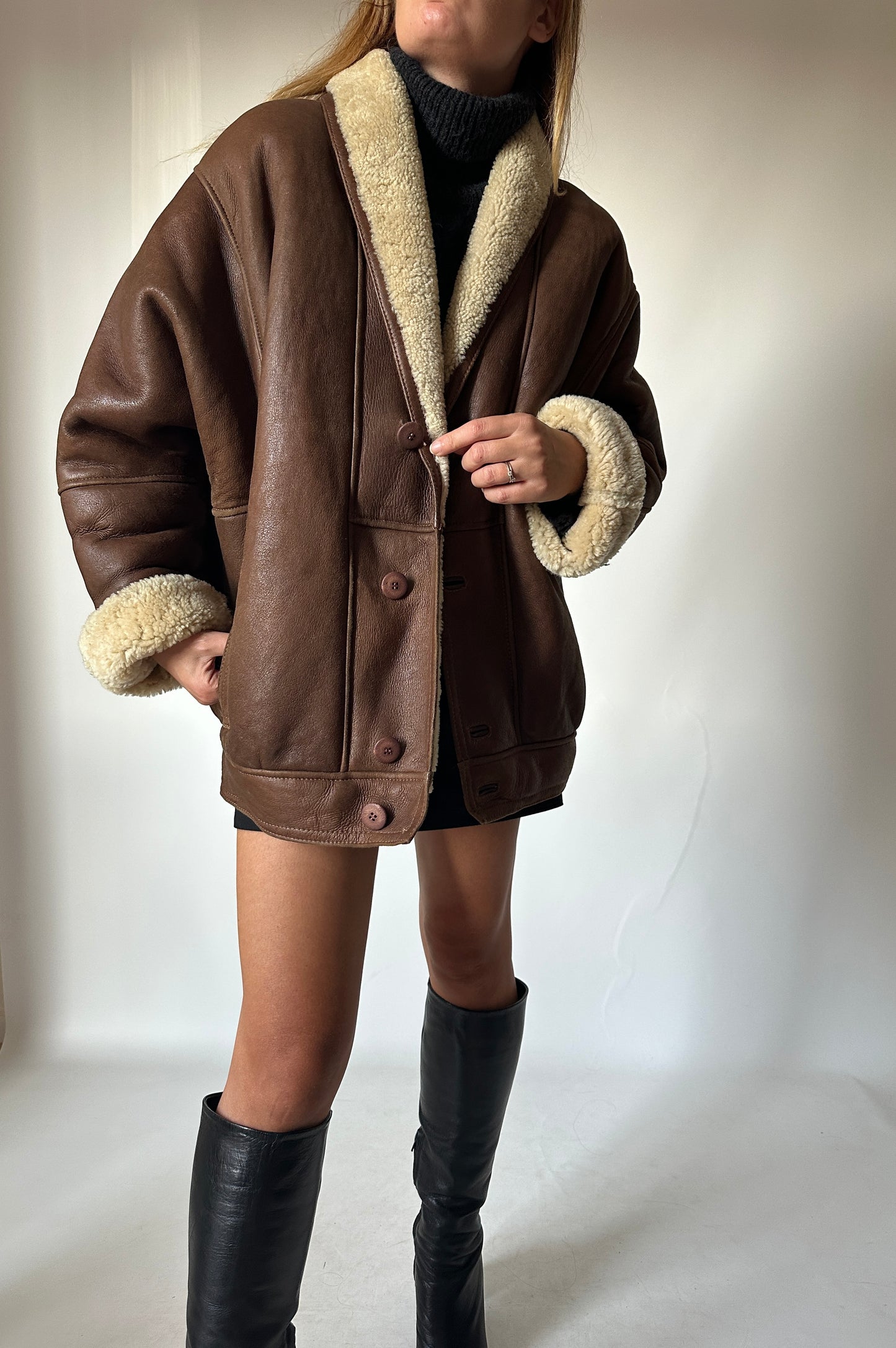 Chocolate Shearling