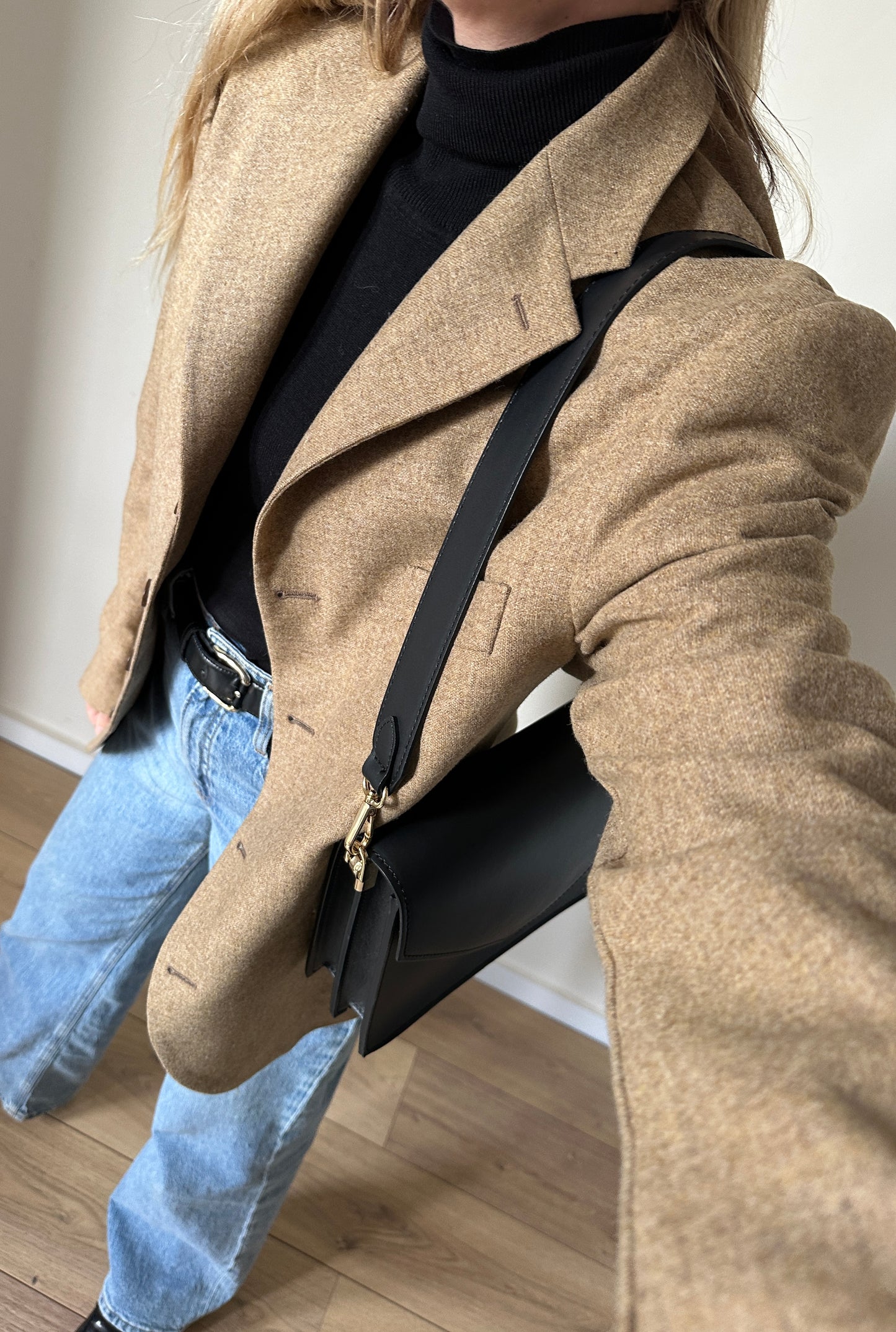 Camel wool tasmania blazer