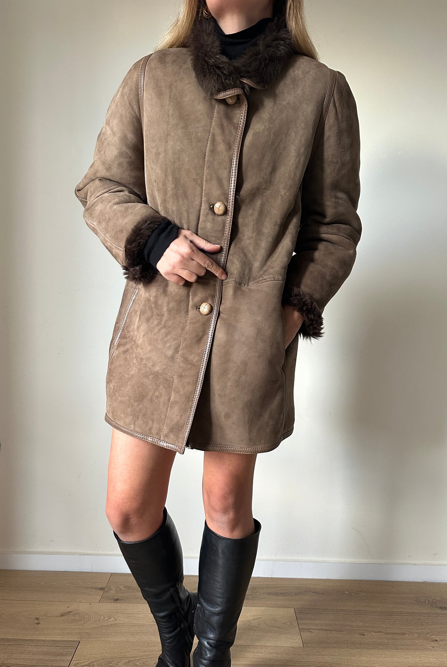 Indispensabile brown Shearling