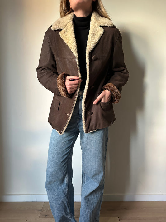 Sheepskin coat