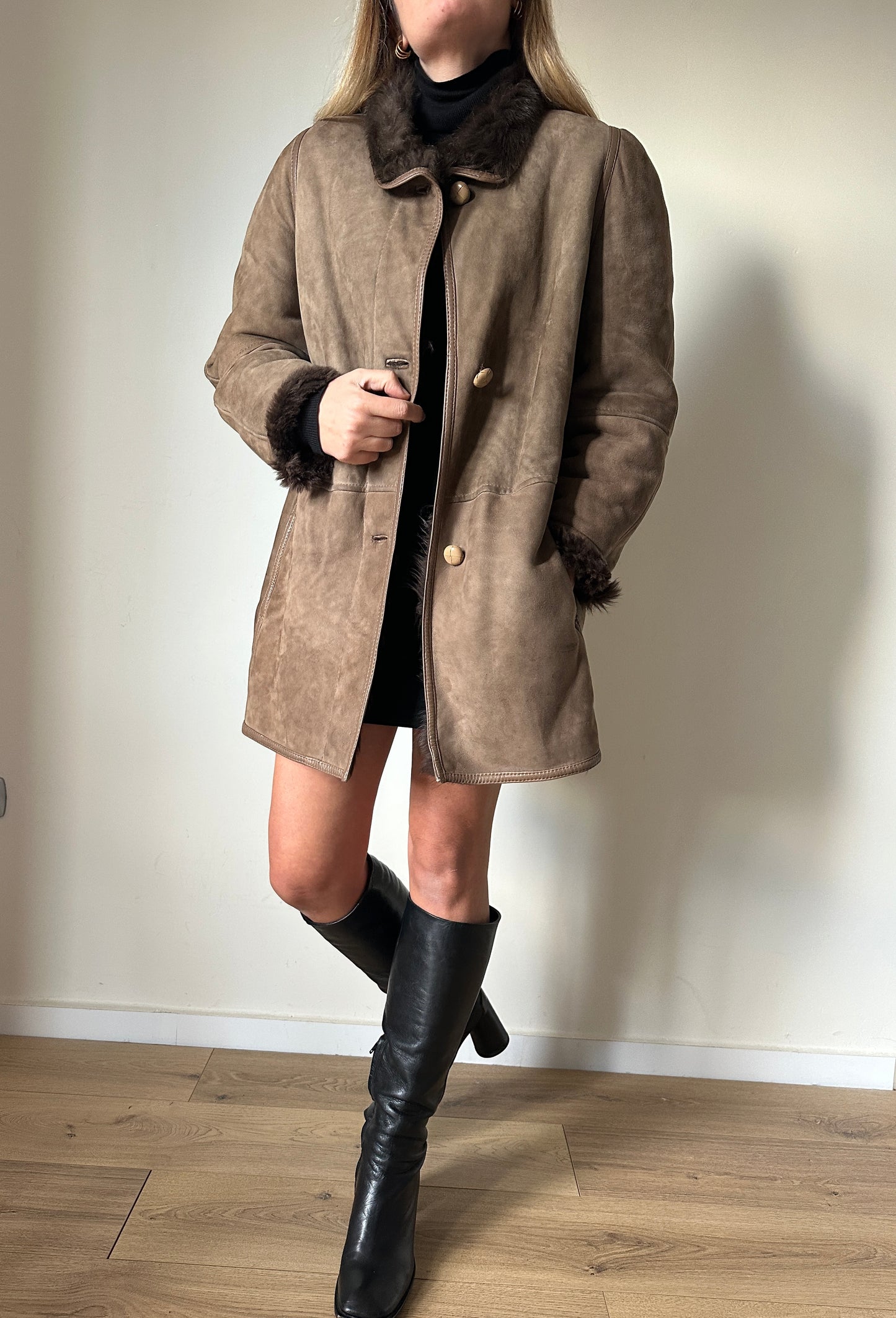 Indispensabile brown Shearling