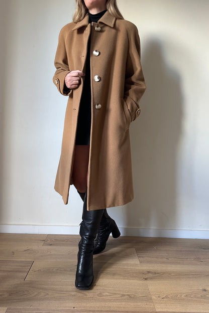 Dreamy camel wool coat