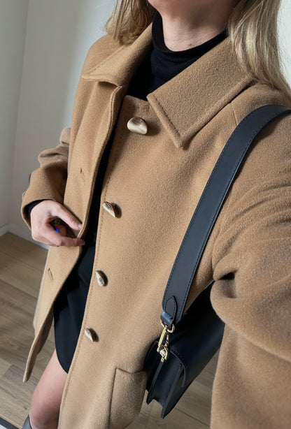 Dreamy camel wool coat