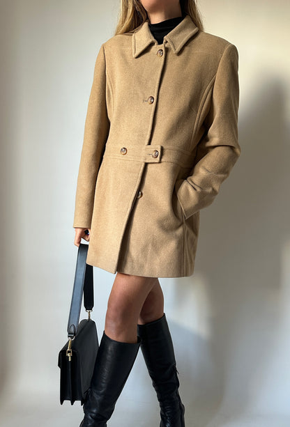 Wool and cachemire petite coat