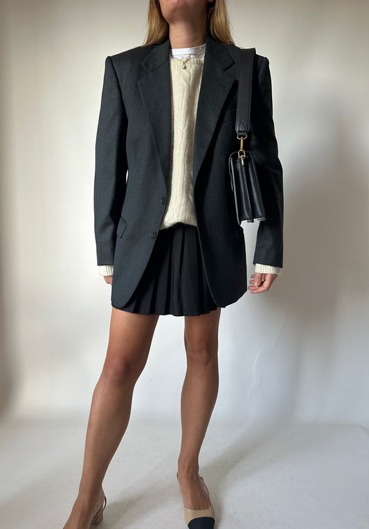 Virgin wool black blazer