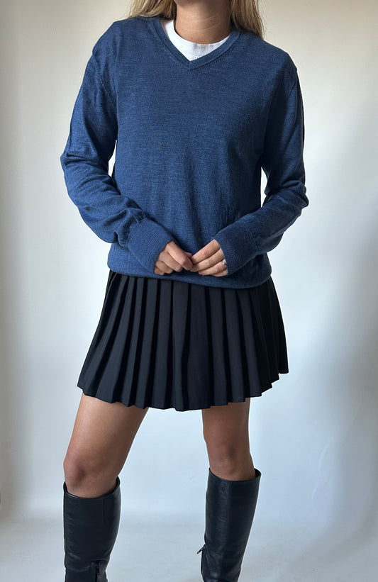 Pure merinos blue sweater