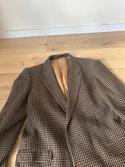 Pied de poule chocolate blazer