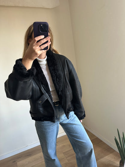 Black petite Shearling