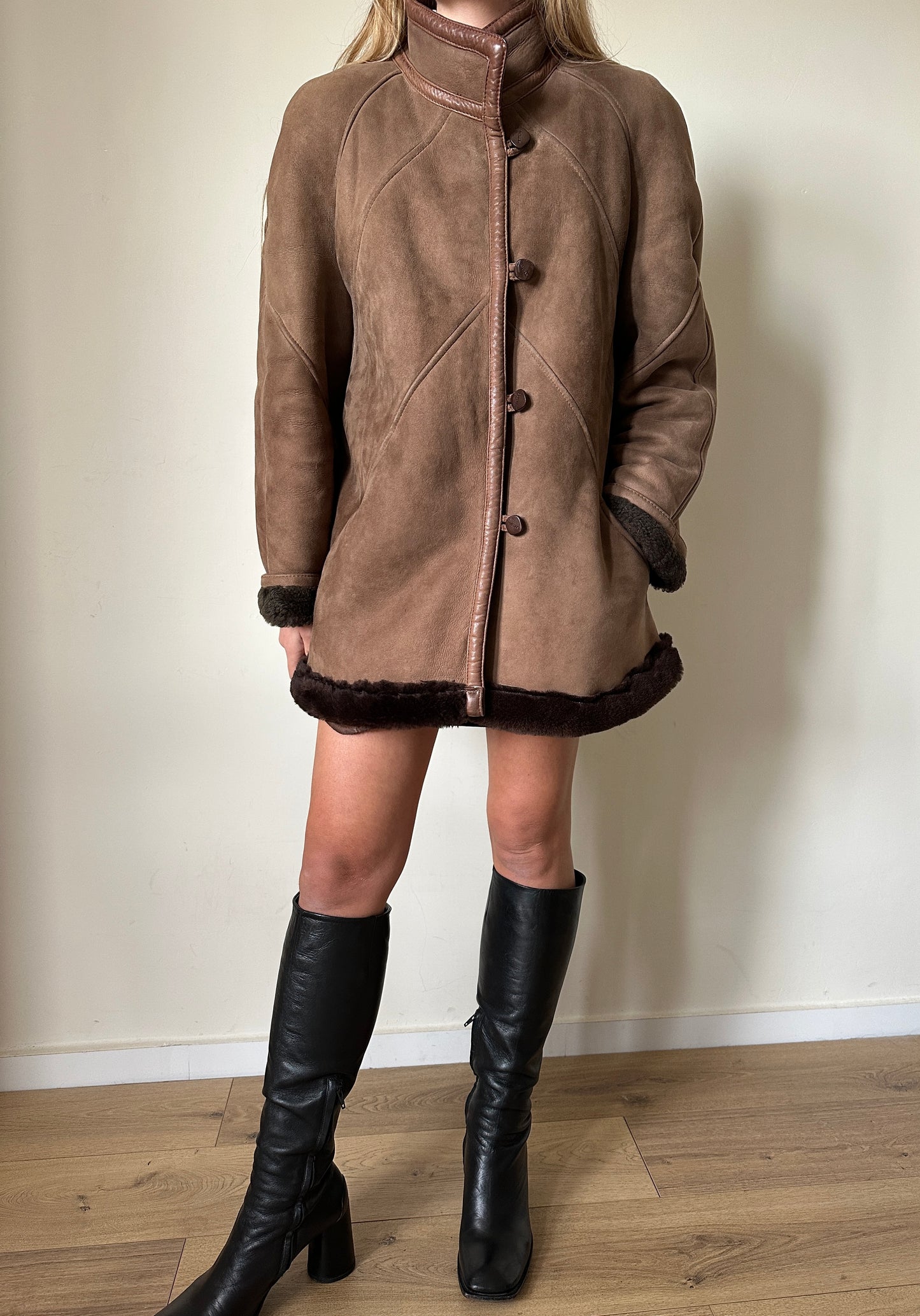 Chocolate cute Shearling