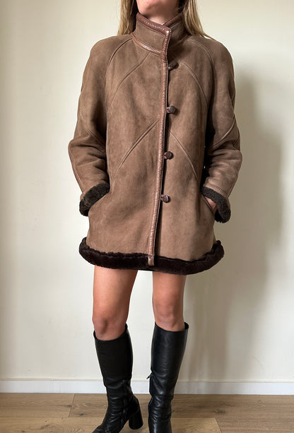 Chocolate cute Shearling