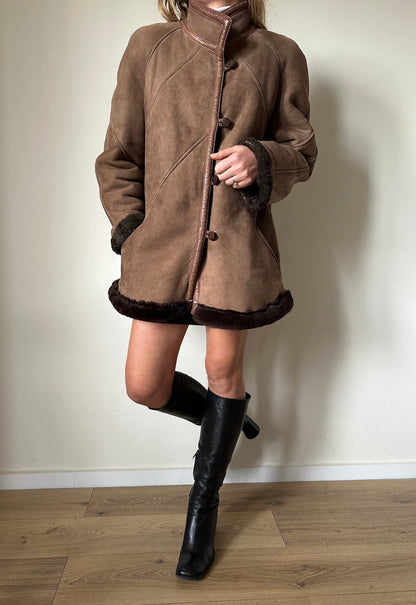 Chocolate cute Shearling