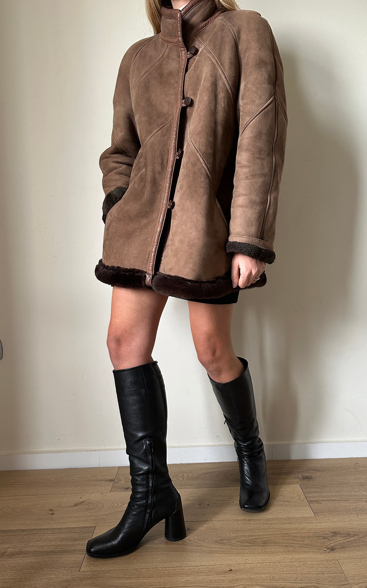 Chocolate cute Shearling