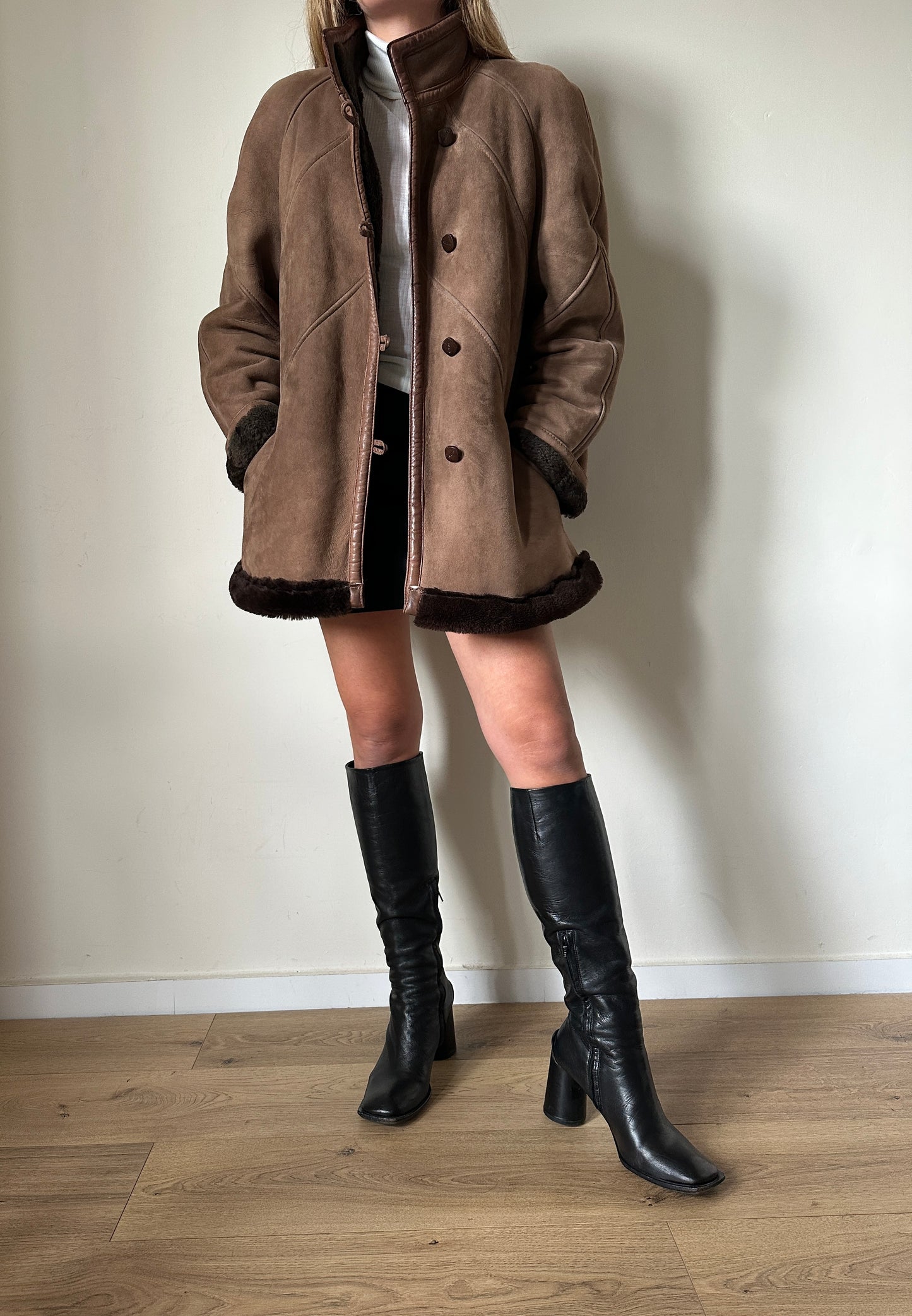 Chocolate cute Shearling