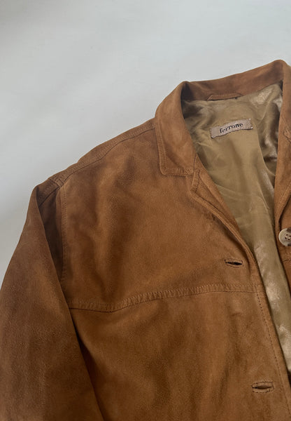 Brown suede jacket