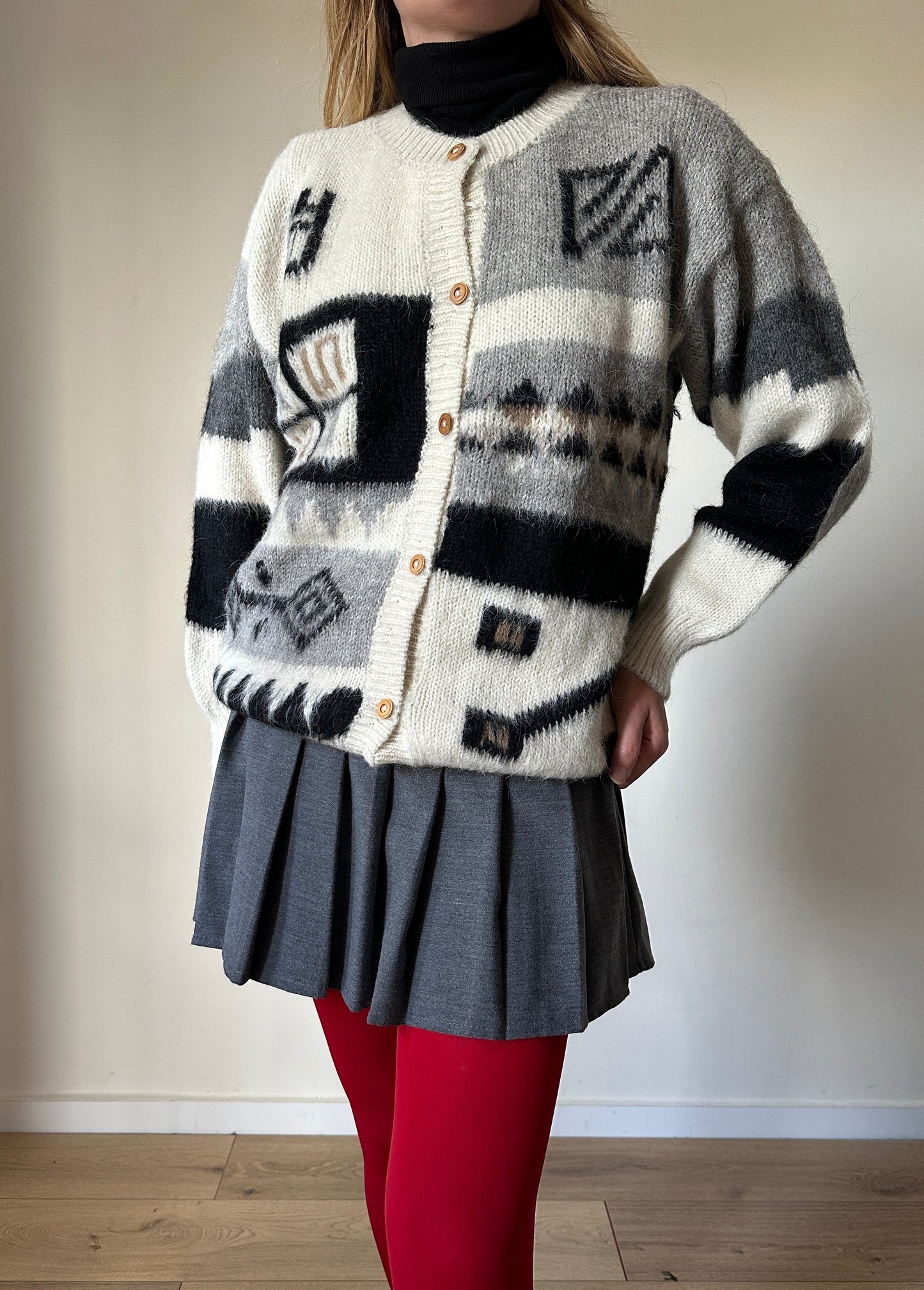 Funny handmade cardigan