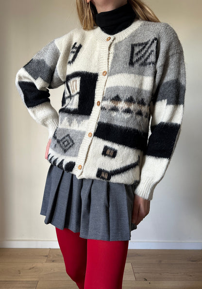 Funny handmade cardigan