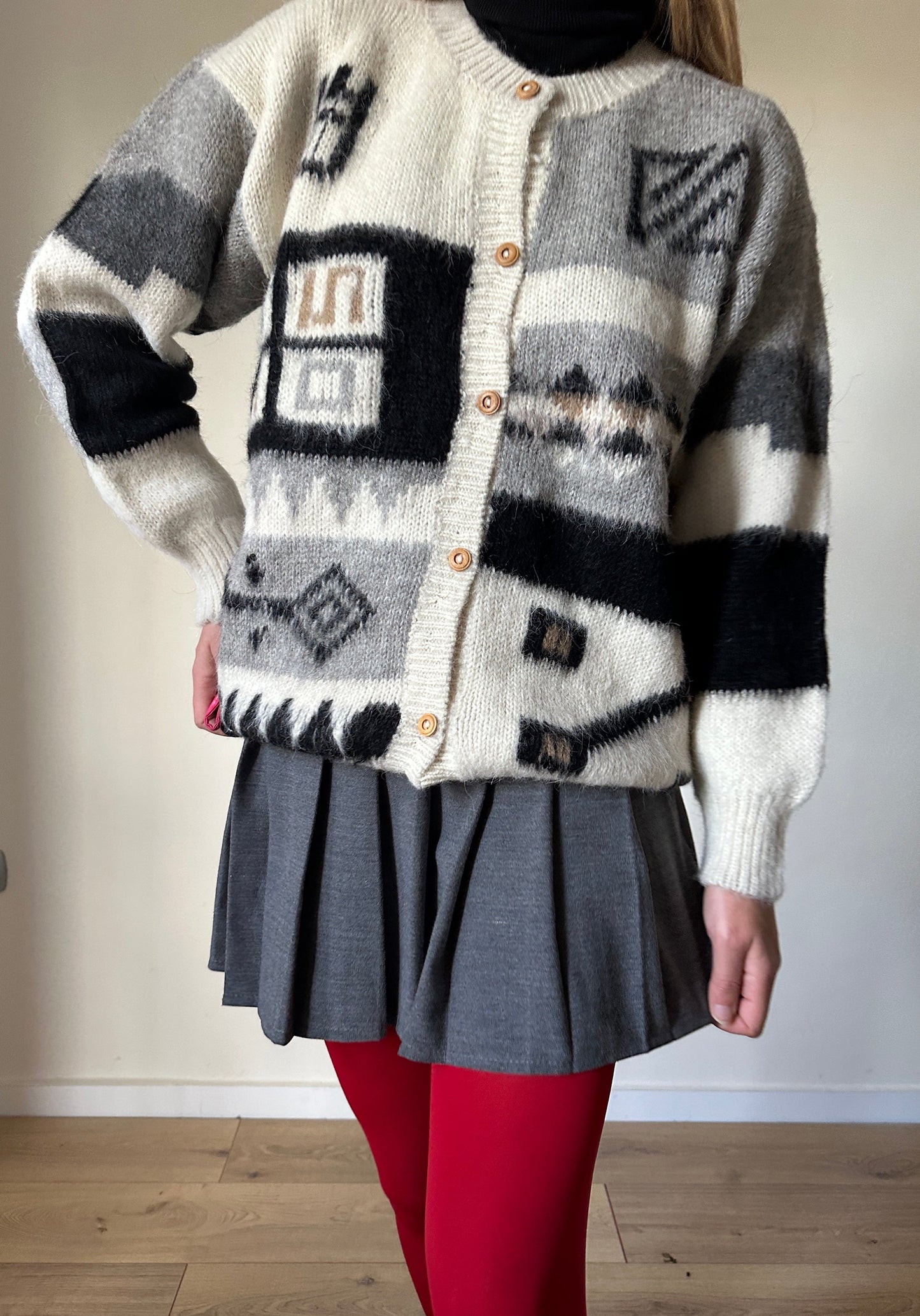 Funny handmade cardigan