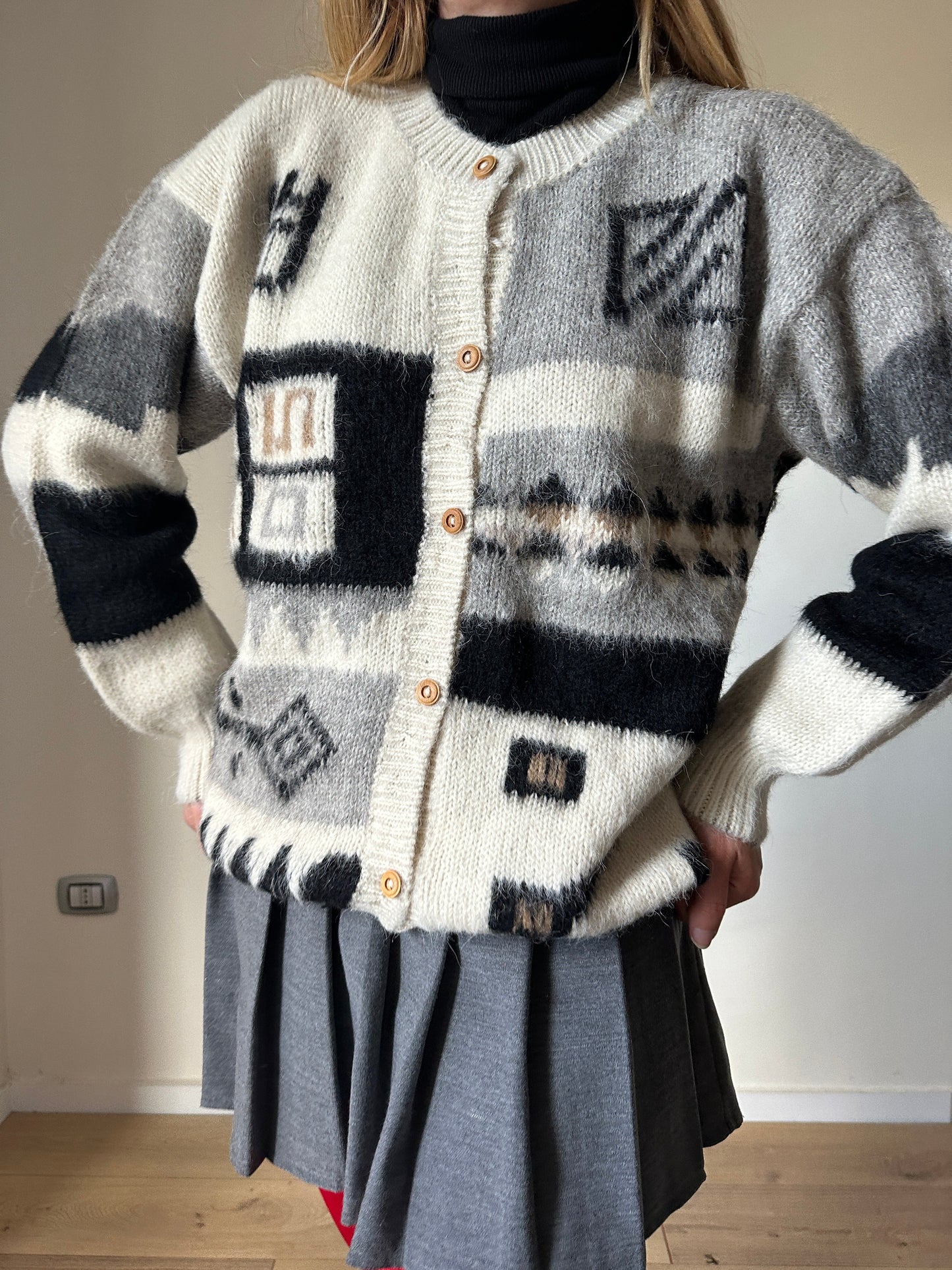 Funny handmade cardigan