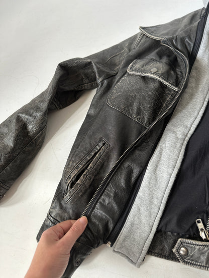 Rare distressed leather jacket