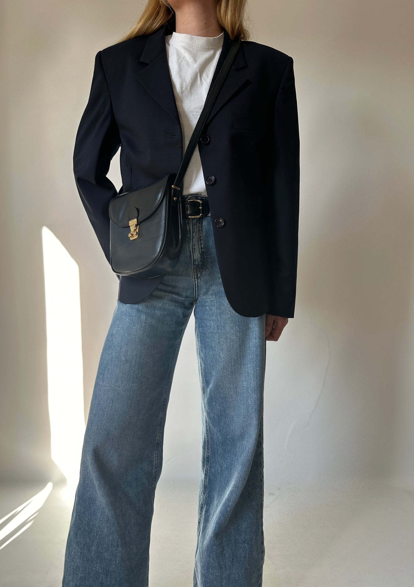 Indispensabile navy blazer-nuovo con etichetta