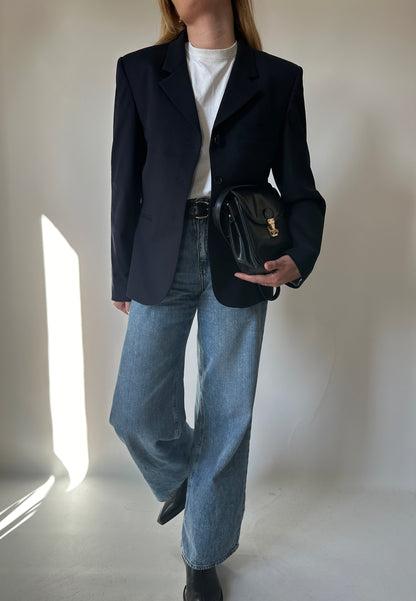 Indispensabile navy blazer-nuovo con etichetta