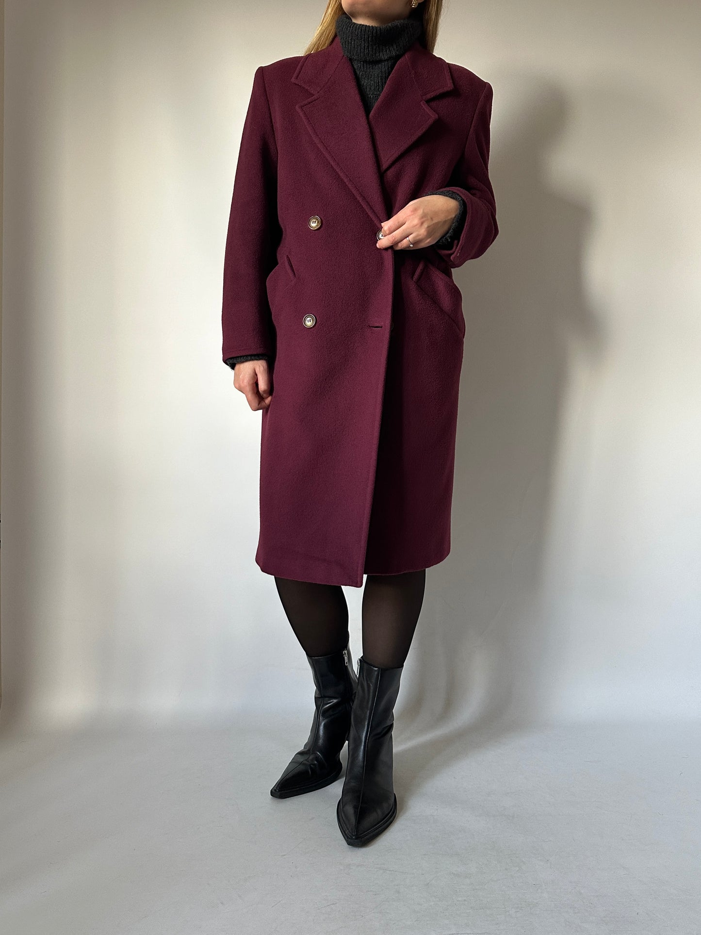 Marella cachemire and wool coat