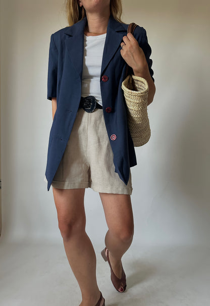 Summer navy blazer