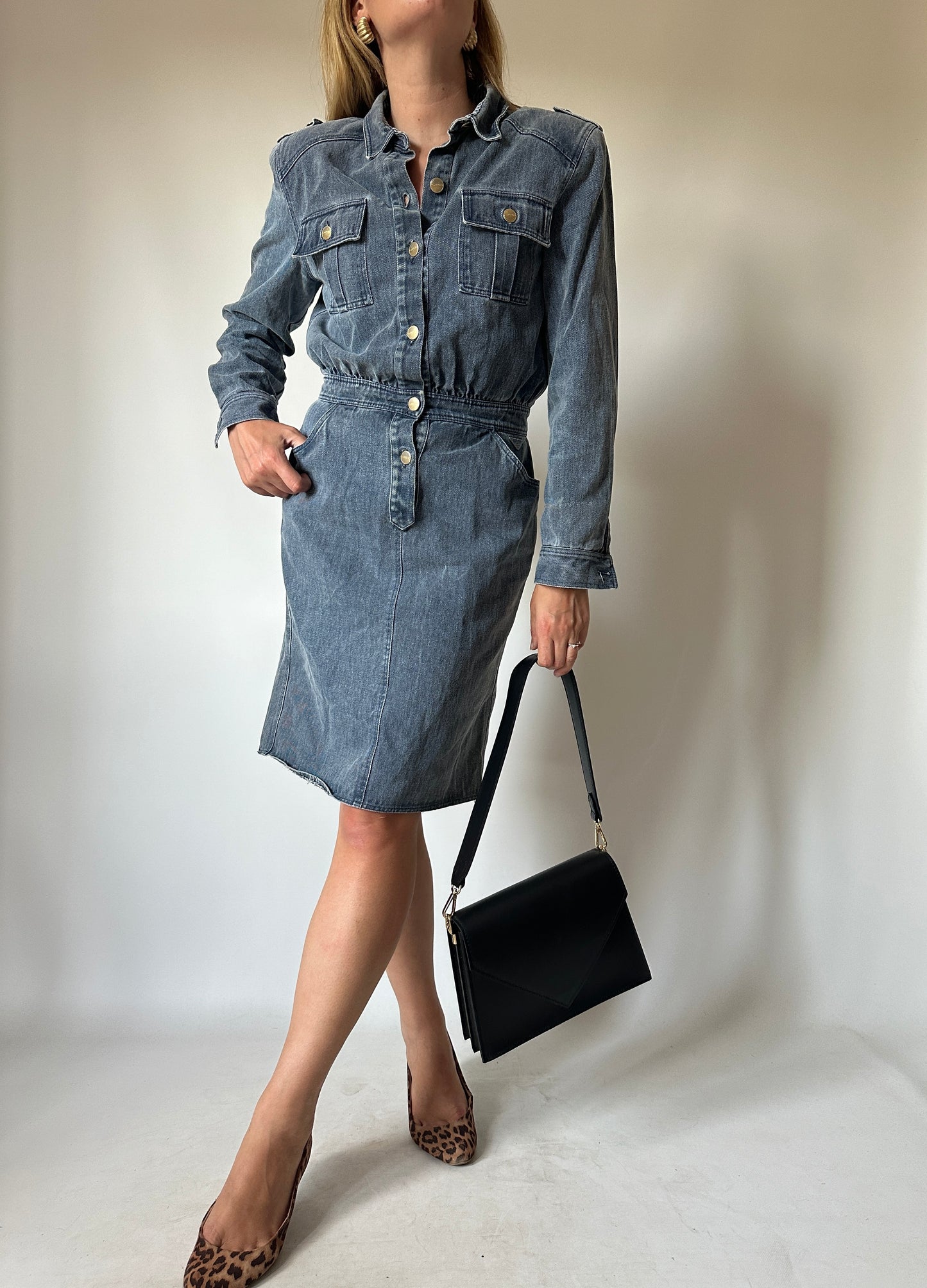 Unique denim dress