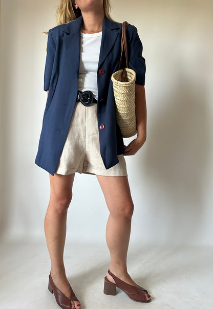 Summer navy blazer